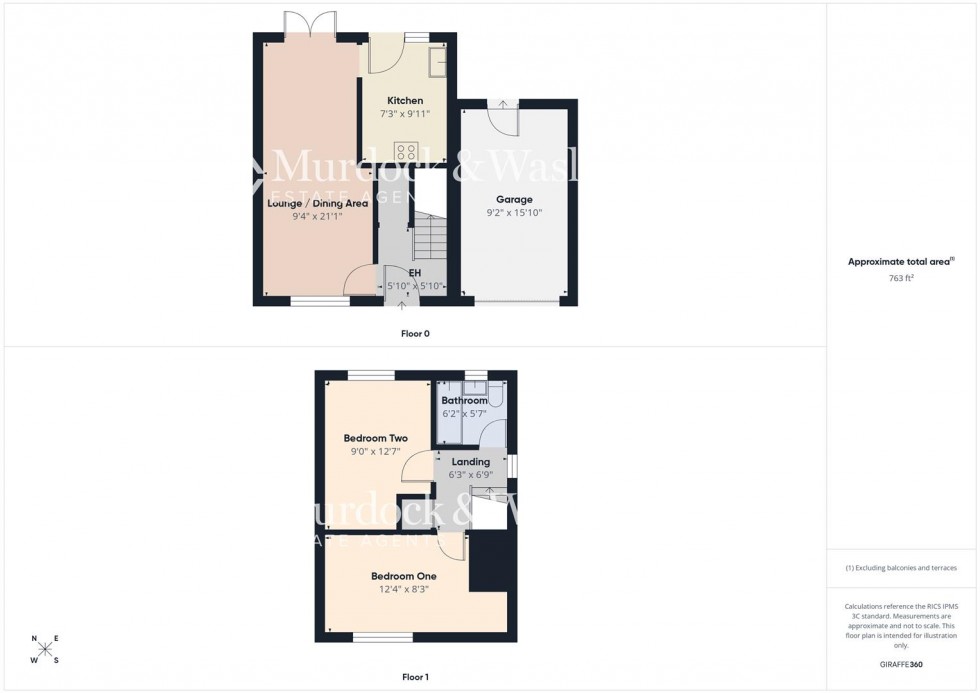 Floorplan for Gimson Close, Tuffley, Gloucester