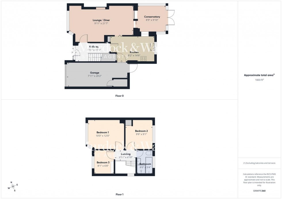 Floorplan for Park Avenue, Longlevens, Gloucester