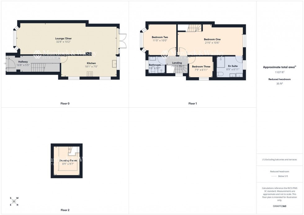 Floorplan for Parkside Drive, Churchdown, Gloucester