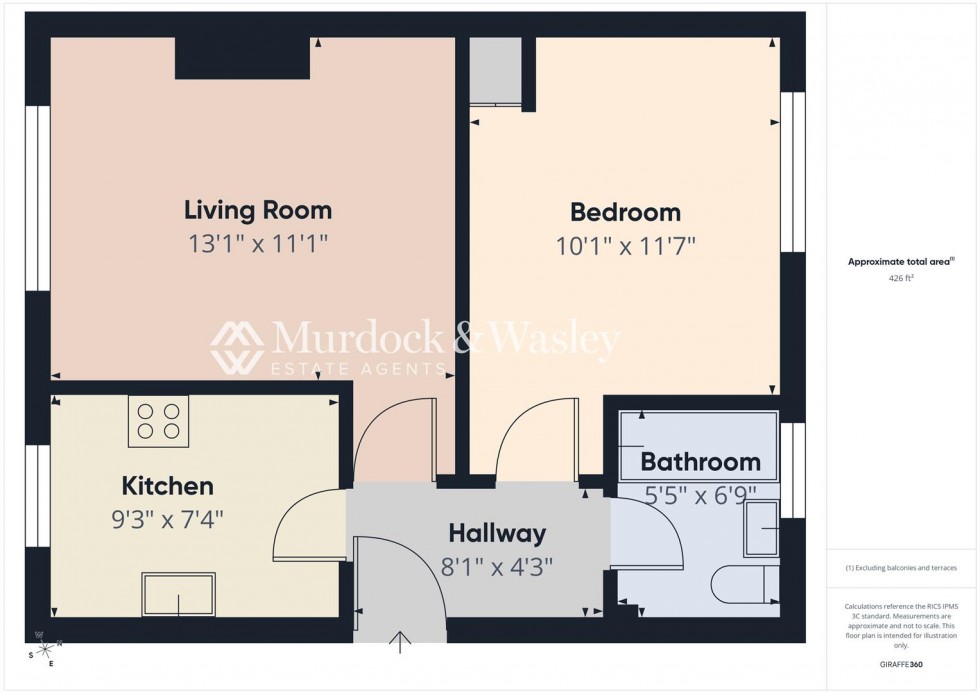 Floorplan for Kemble Road, Tuffley, Gloucester