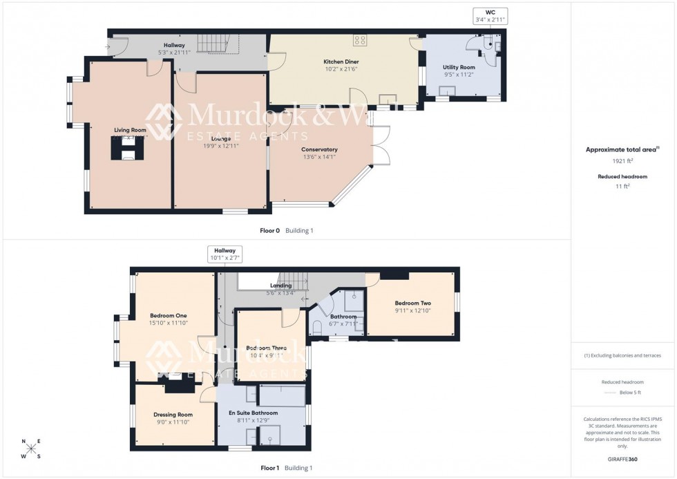 Floorplan for Four Bedroom House With Detached Coach House