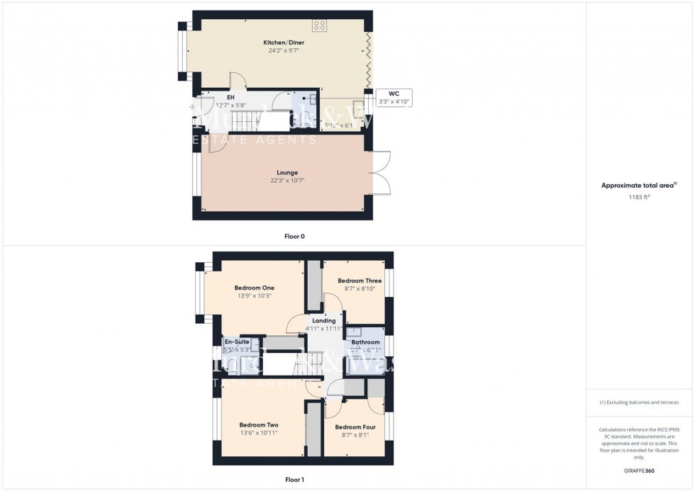 Floorplan for Brome Road, Abbeymead, Gloucester