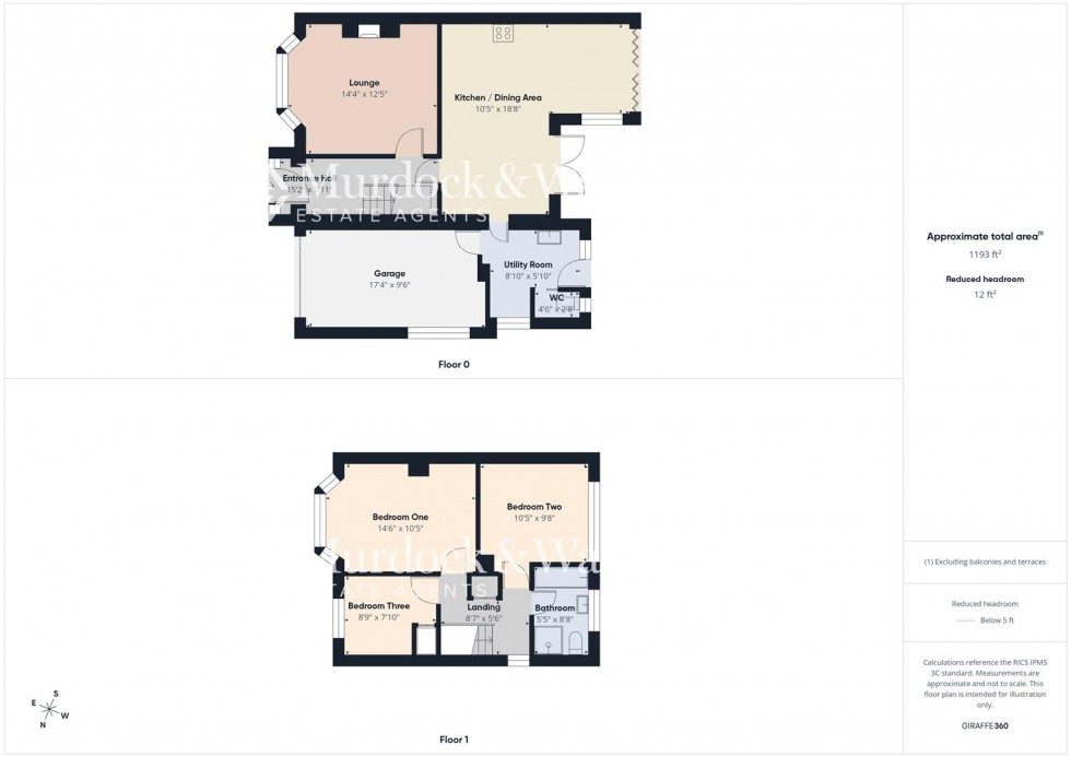 Floorplan for Lavington Drive, Longlevens, Gloucester