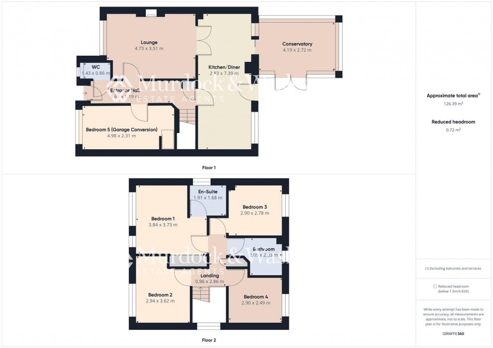 Floorplan for Foxleigh Crescent, Longlevens, Gloucester