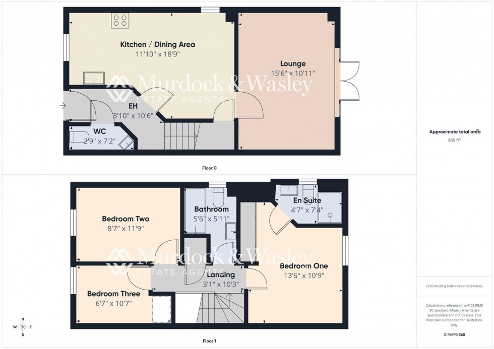 Floorplan for Brambling Way, Hardwicke