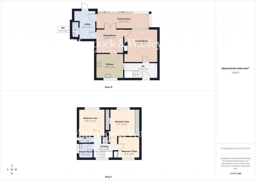 Floorplan for Gray Close, Innsworth, Gloucester