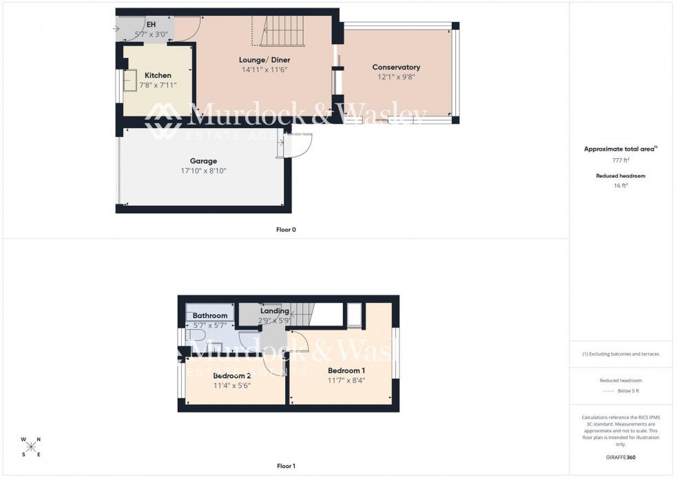 Floorplan for Buscombe Gardens, Hucclecote, Gloucester