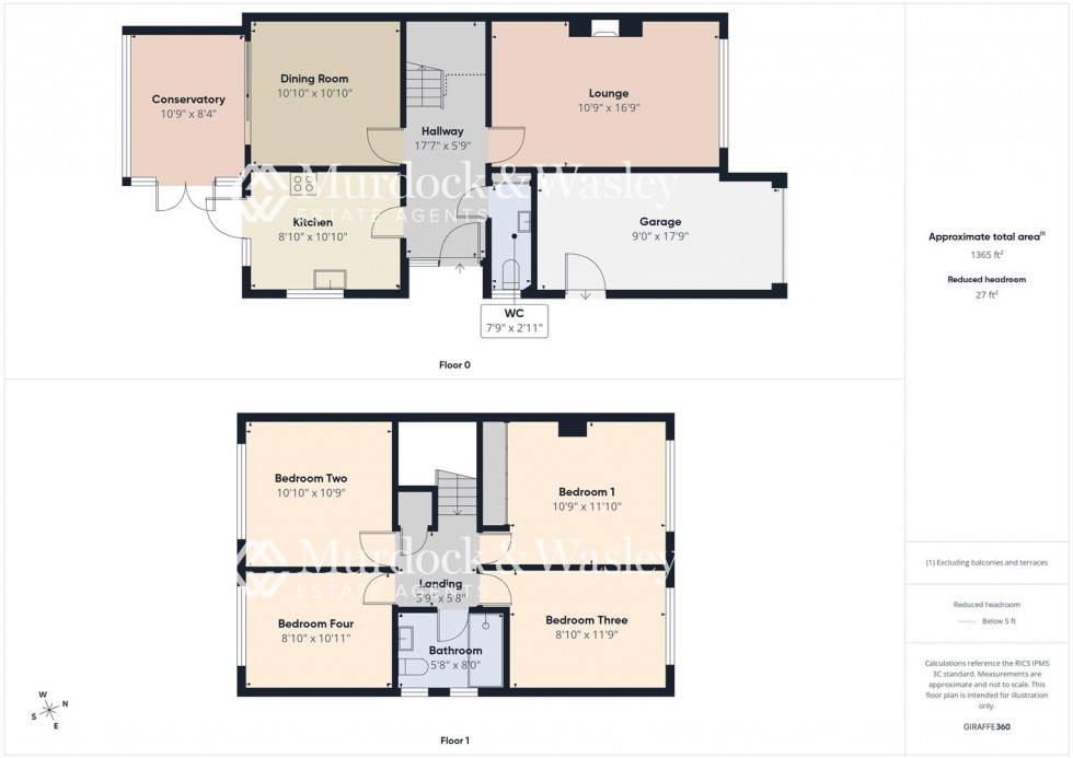 Floorplan for Beaumont Road, Longlevens, Gloucester
