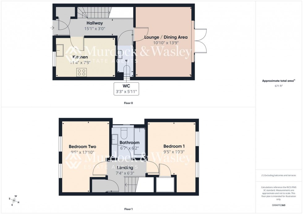 Floorplan for Phoenix Close, Brockworth, Gloucester