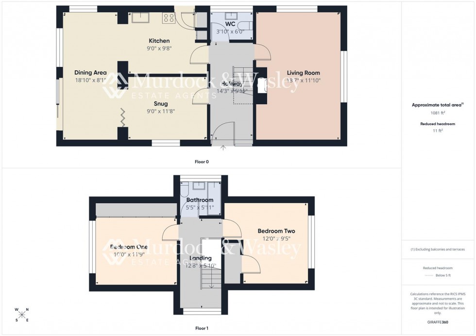 Floorplan for Hilton Close, Hempsted