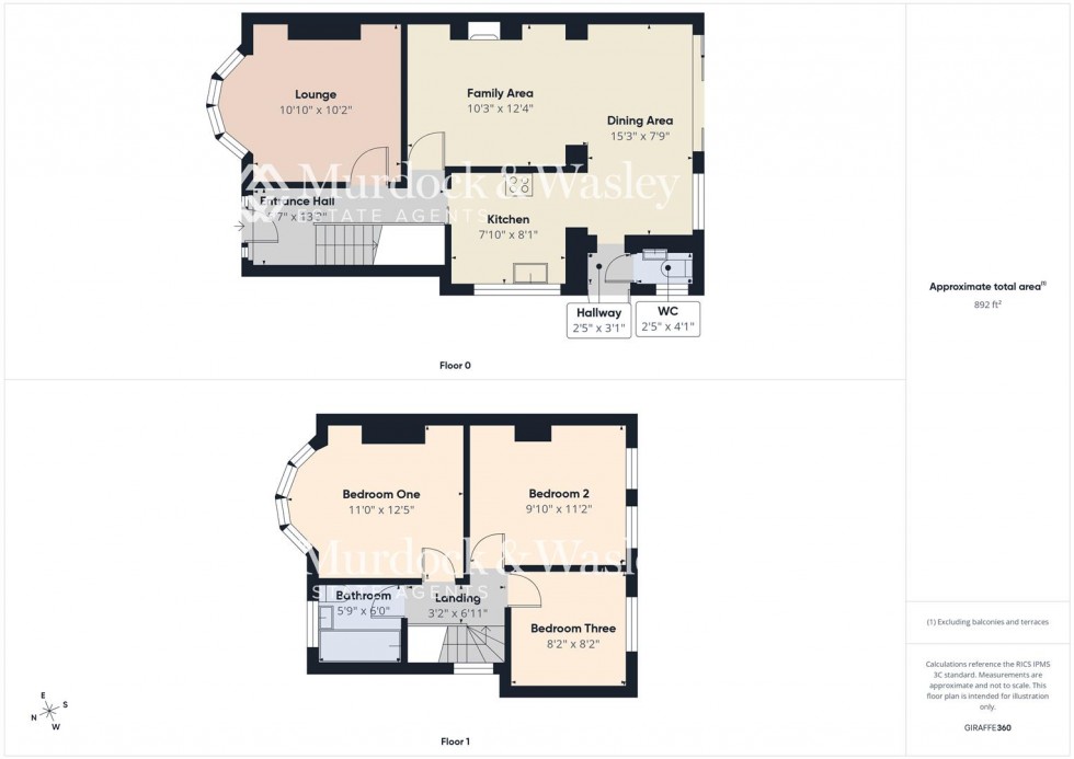 Floorplan for Windermere Road, Longlevens, Gloucester