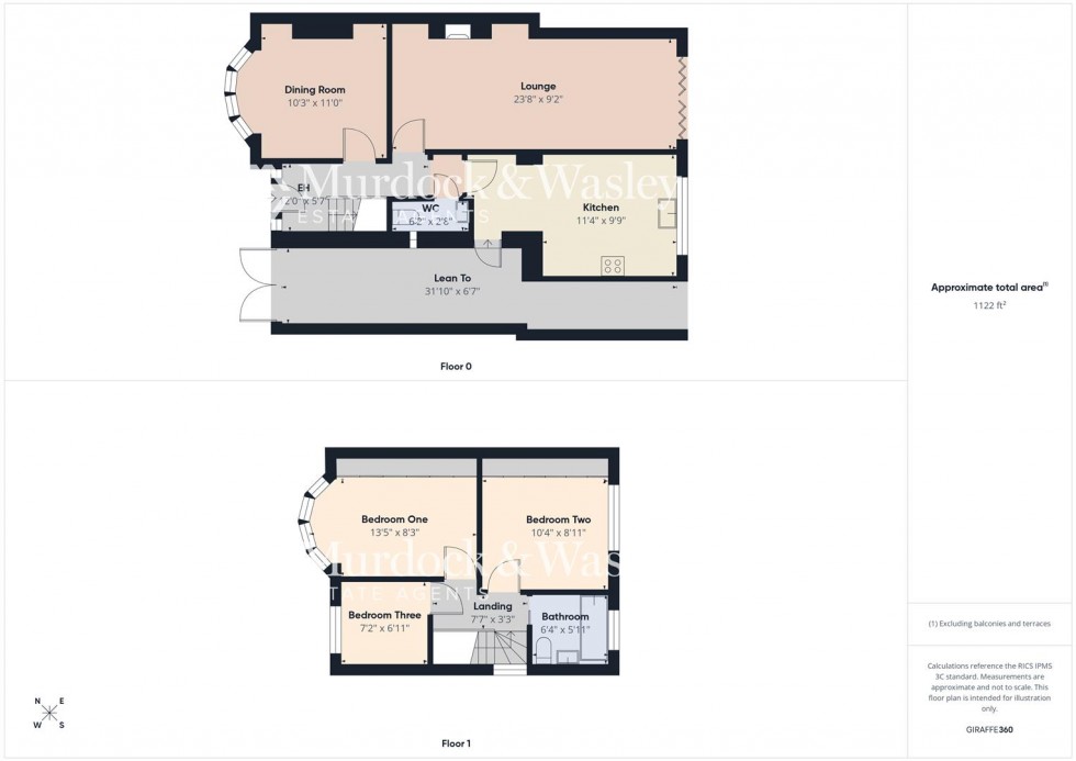 Floorplan for Grasmere Road, Longlevens, Gloucester