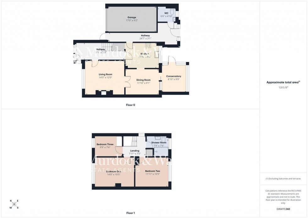 Floorplan for High View, Hempsted, Gloucester