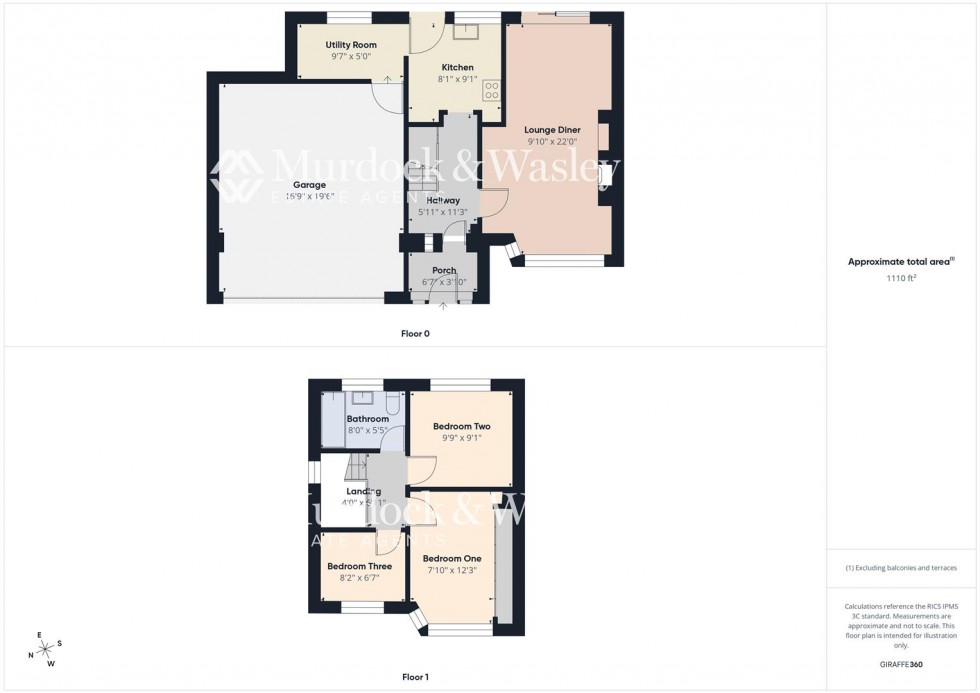 Floorplan for Park Avenue, Longlevens, Gloucester