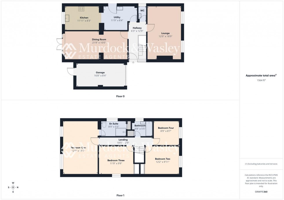 Floorplan for Park Brake, Highnam, Gloucester