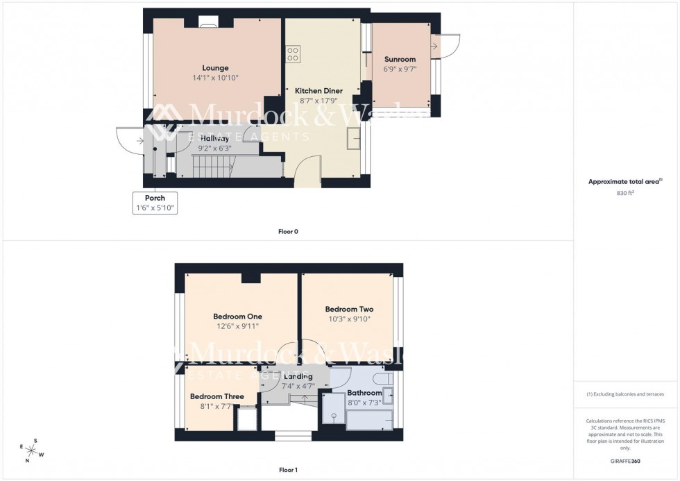 Floorplan for Stonechat Avenue, Abbeydale, Gloucester