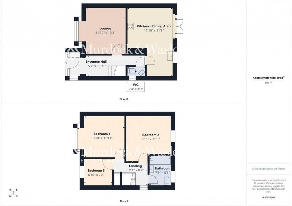 Floorplan for Kitchener Avenue, Linden, Gloucester