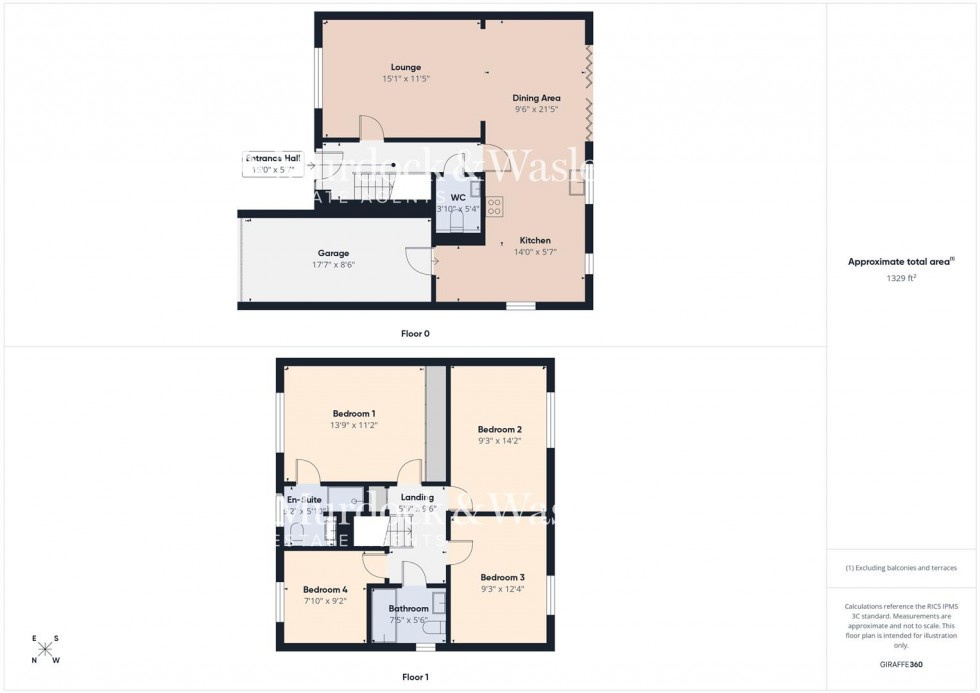 Floorplan for Ruspidge Close, Abbeymead, Gloucester