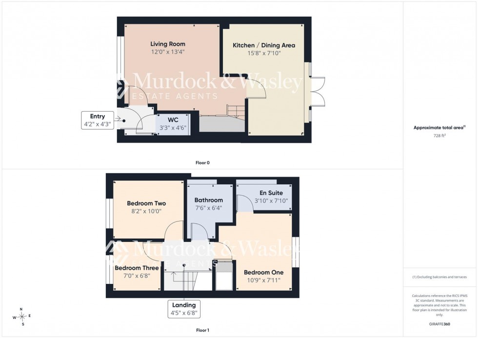 Floorplan for Milliner Crescent, Churchdown, Gloucester