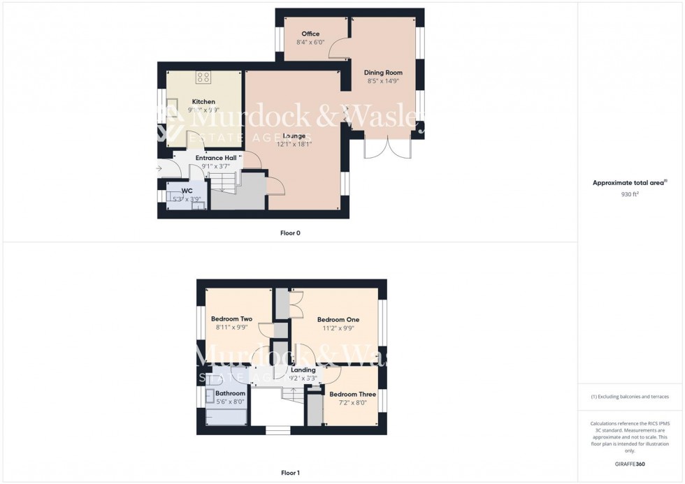 Floorplan for Valerian Close, Abbeymead, Gloucester