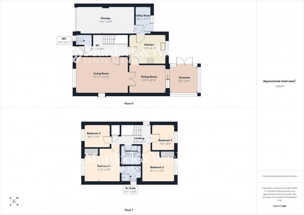 Floorplan for Apple Tree Close, Abbeymead, Gloucester