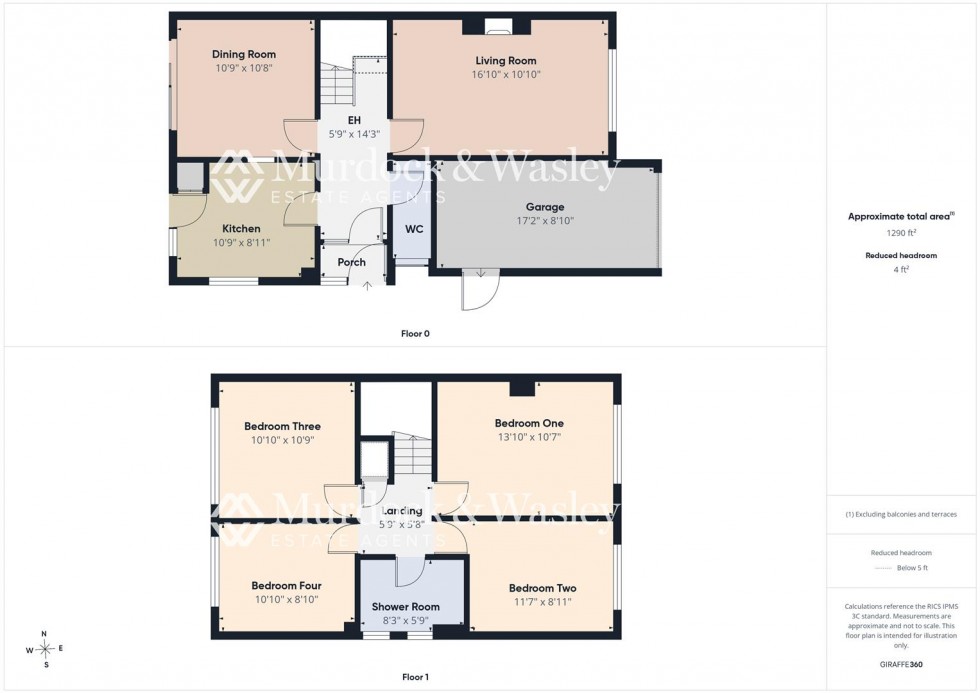 Floorplan for Simon Road, Longlevens