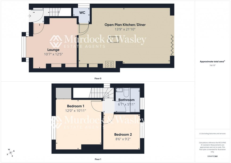 Floorplan for Rydal Road, Longlevens, Gloucester