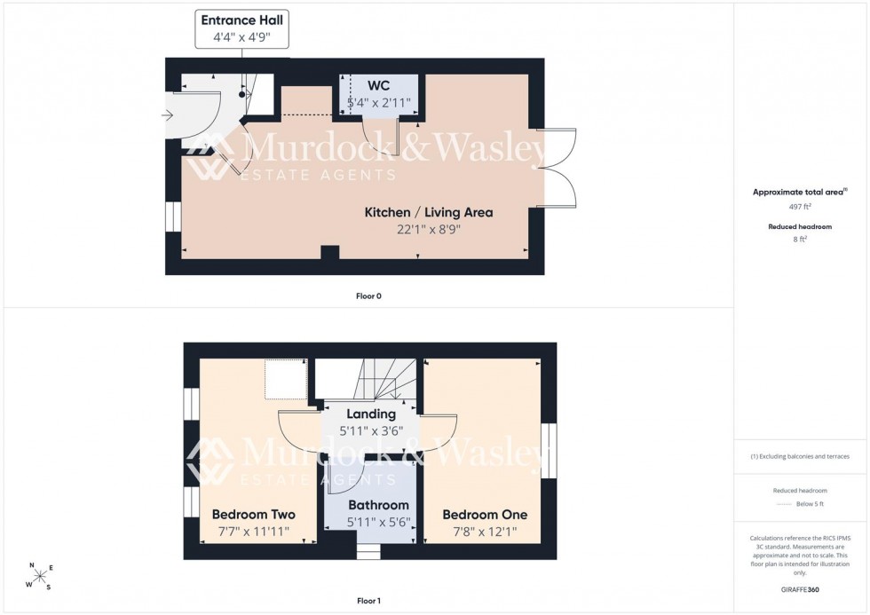 Floorplan for Laines Walk, Tuffley, Gloucester