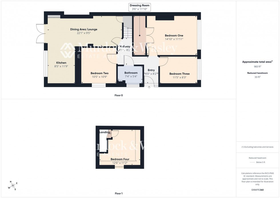 Floorplan for Hildyard Close, Quedgeley