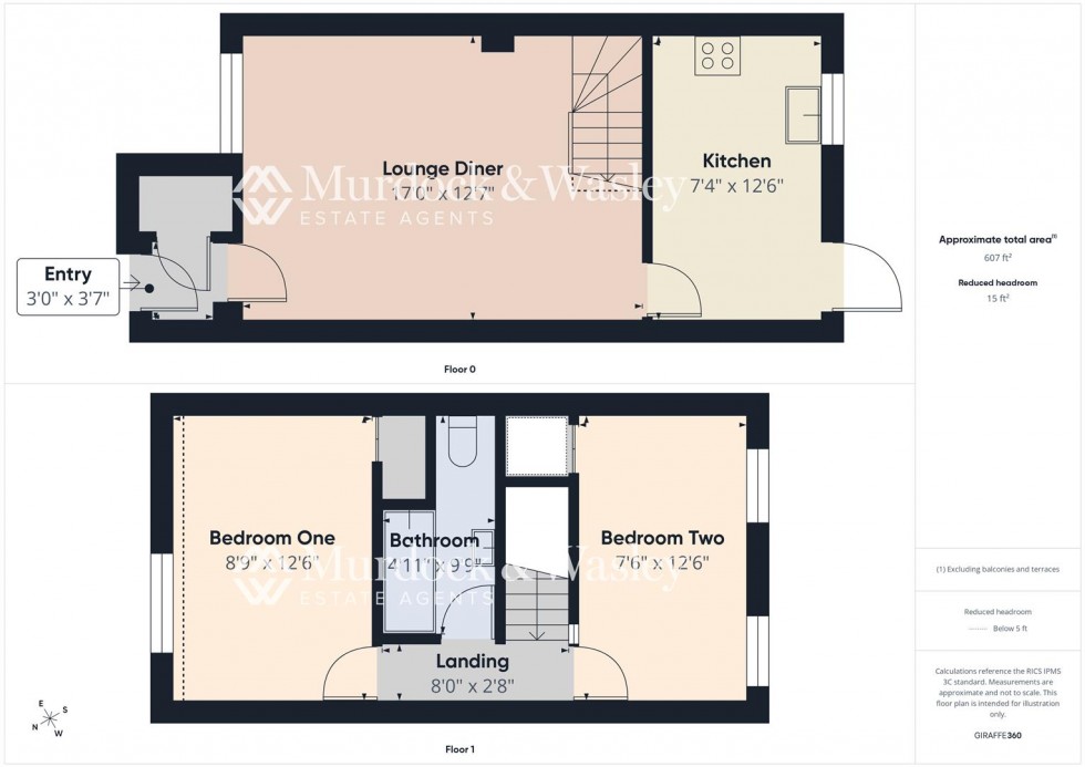 Floorplan for Deerhurst Place, Quedgeley, Gloucester