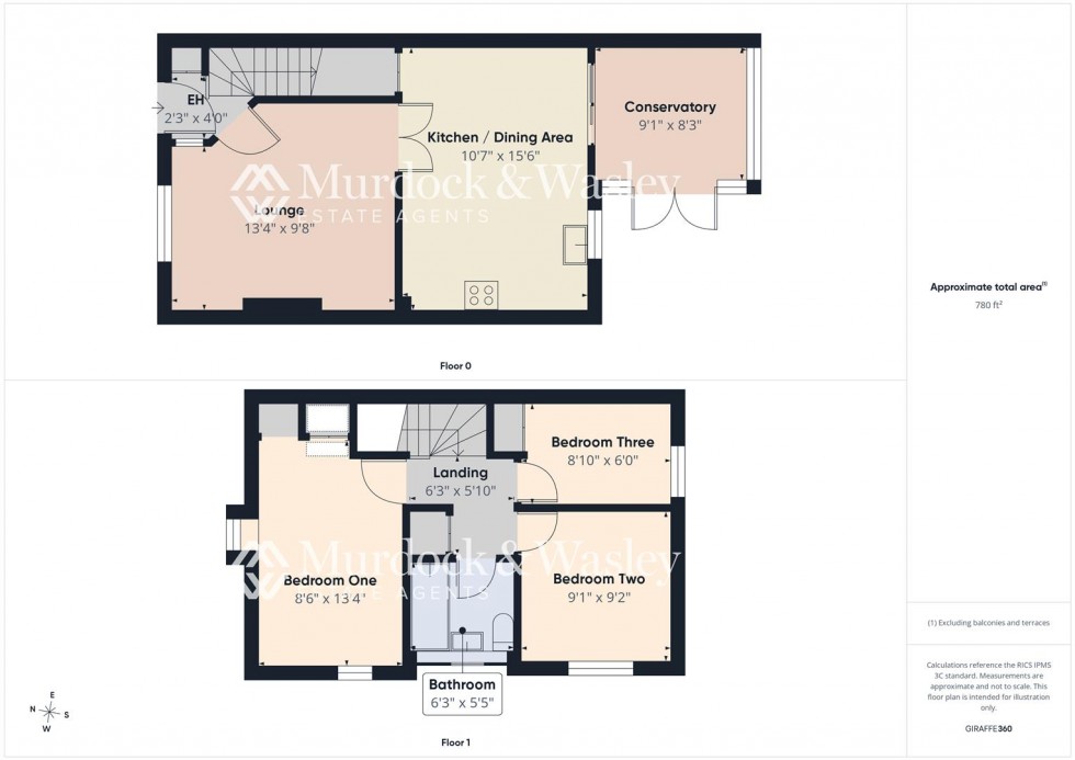 Floorplan for Woodbine Close, Abbeymead, Gloucester