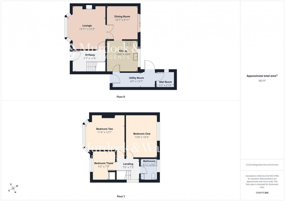 Floorplan for Sandyleaze, Gloucester