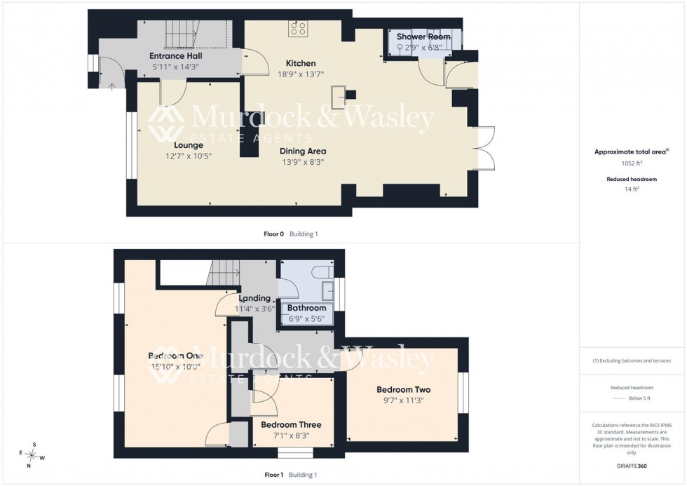 Floorplan for Sandyleaze, Longlevens, Gloucester