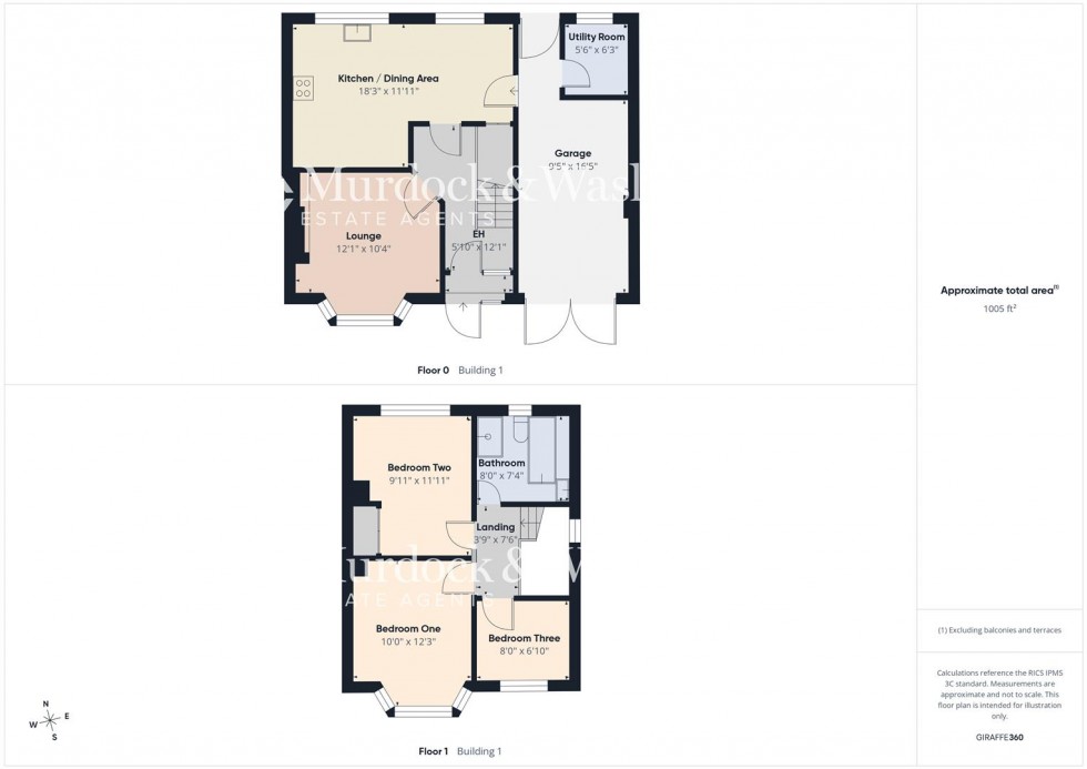 Floorplan for Ennerdale Avenue, Longlevens, Gloucester
