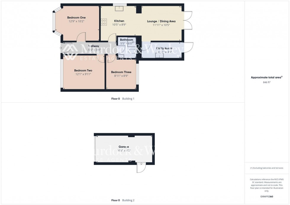 Floorplan for Beechcroft Rd, Longlevens, Gloucester