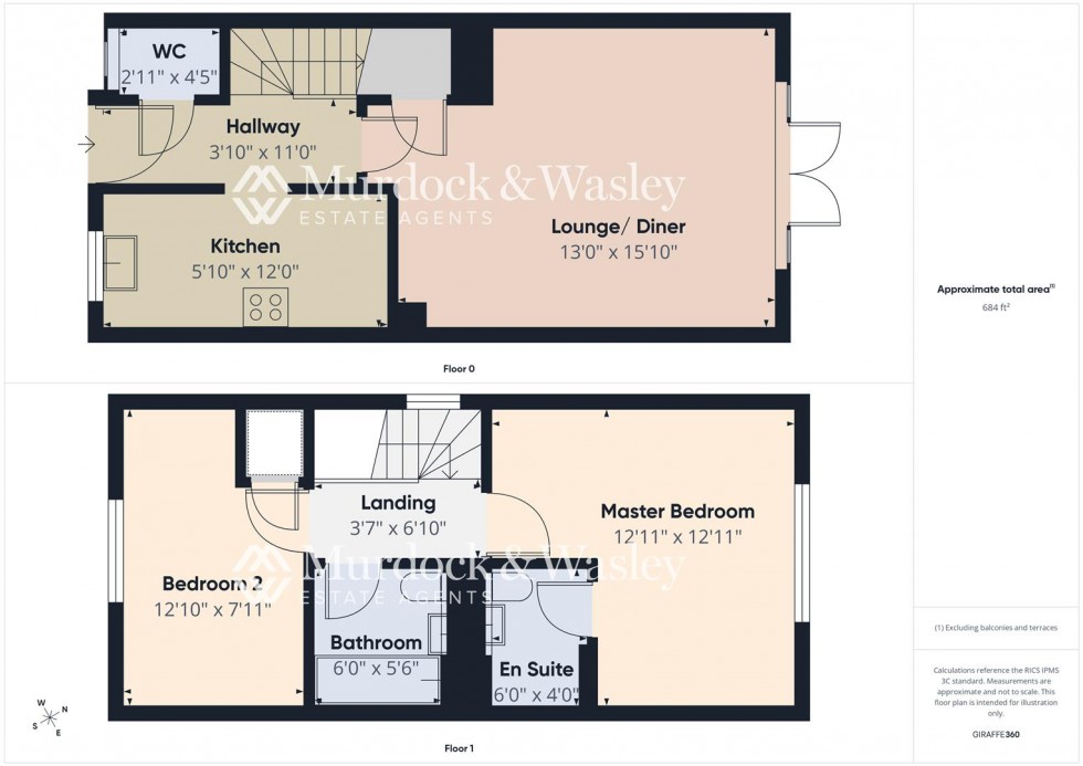 Floorplan for Thespian Road, Churchdown, Gloucester
