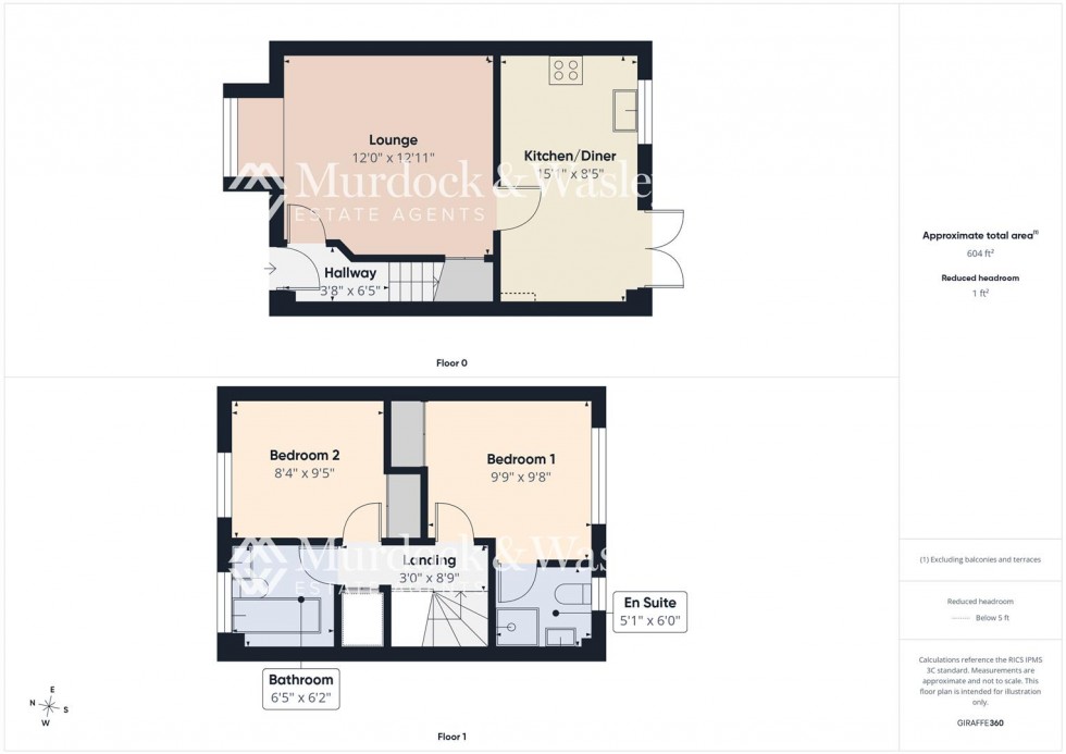 Floorplan for Dovedale Close, Hardwicke, Gloucester