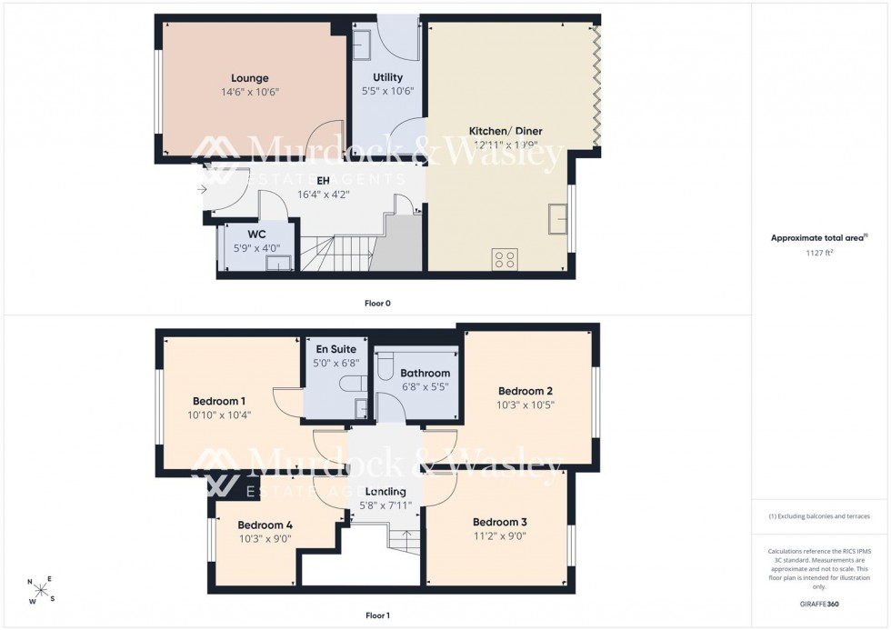 Floorplan for Tewkesbury Road, Down Hatherley, Gloucester