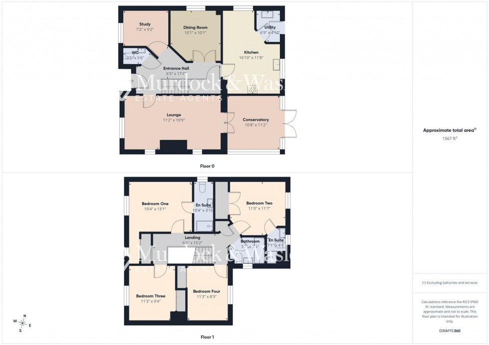 Floorplan for Dancers Hill, Abbeymead, Gloucester