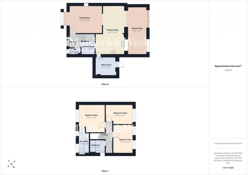 Floorplan for Bishops Road, Abbeymead, Gloucester