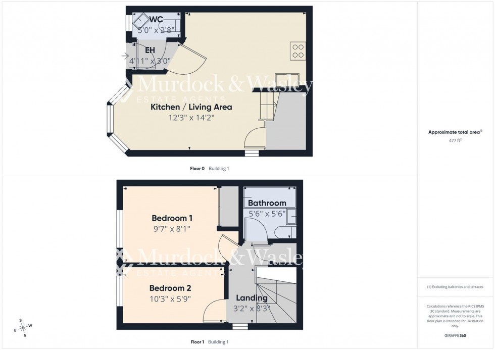 Floorplan for Hampton Court, Gloucester