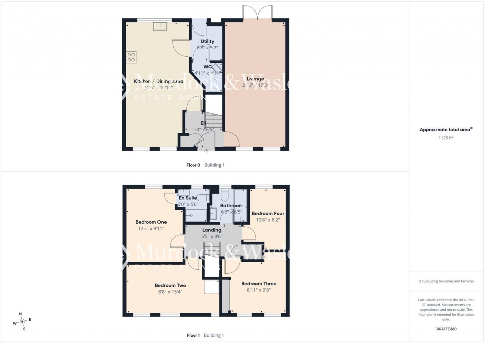 Floorplan for Bircher Way, Hucclecote, Gloucester