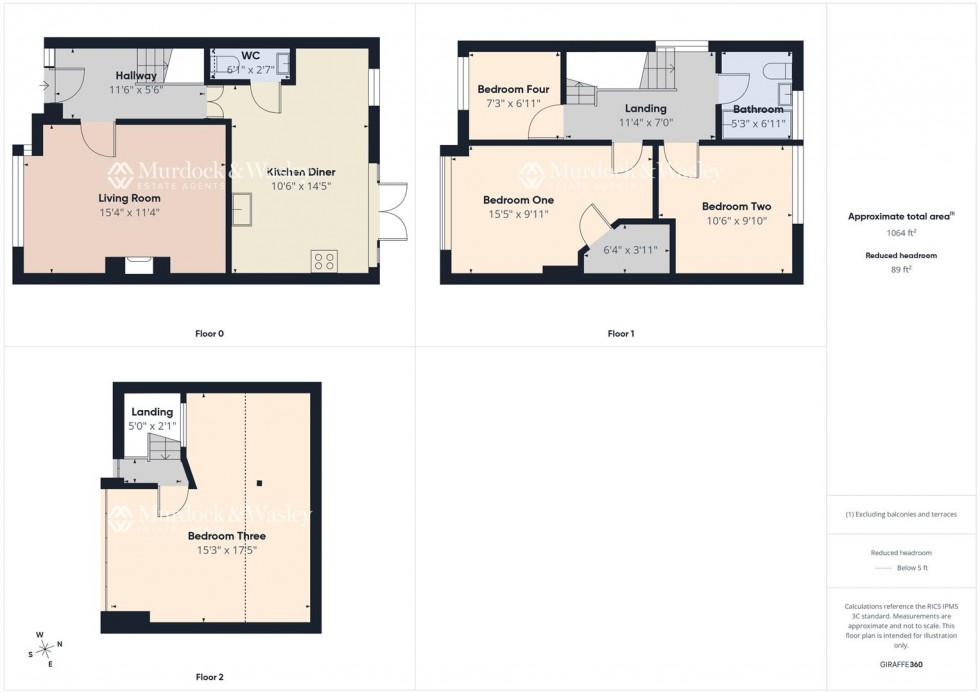 Floorplan for Holmwood Drive, Tuffley, Gloucester