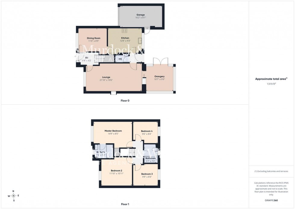Floorplan for Harwell Close, Tuffley, Gloucester