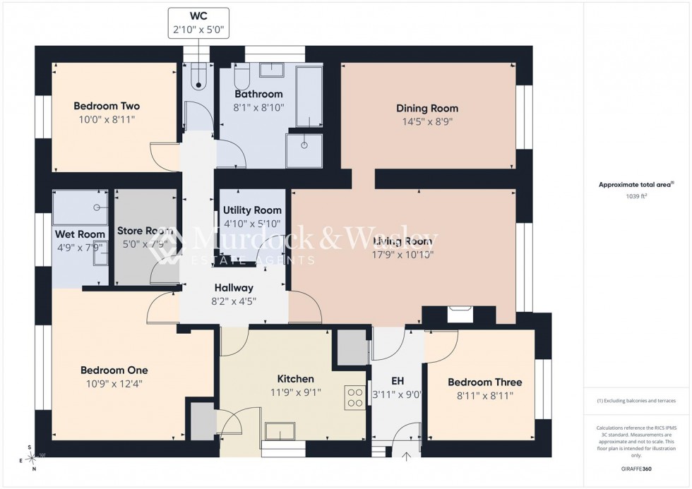 Floorplan for Montfort Road, Longlevens, Gloucester