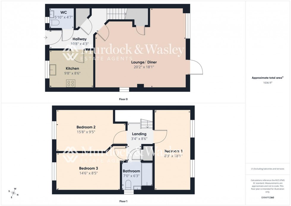 Floorplan for The Five Acres, Hempsted