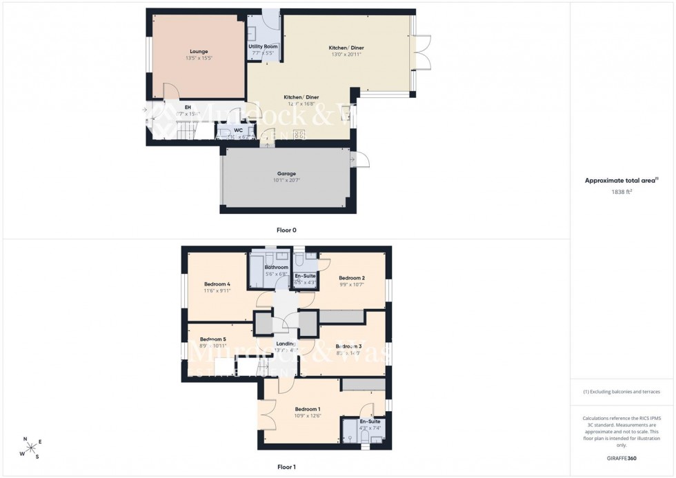 Floorplan for Newland Homes, Churchdown, Gloucester