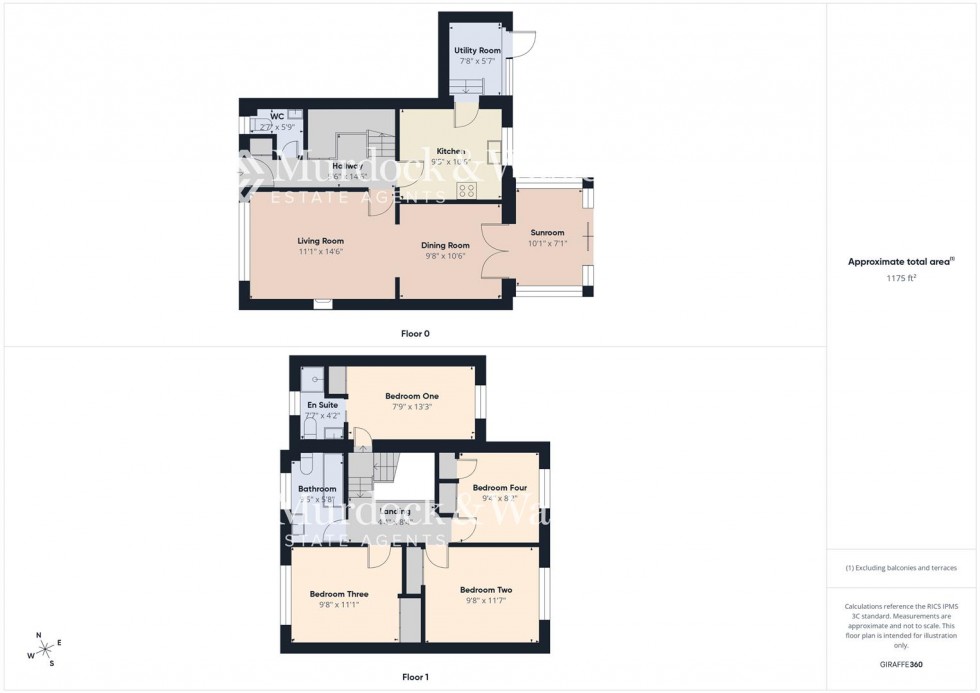 Floorplan for Upper Rea, Hempsted, Gloucester